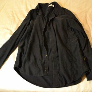 Black collared shirt